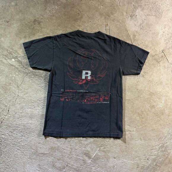 Black Ruger Black Graphic T-Shirt - Picture 3 of 8